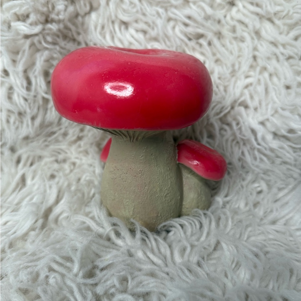 Whimsical Red Mushroom Decor by [Brand]